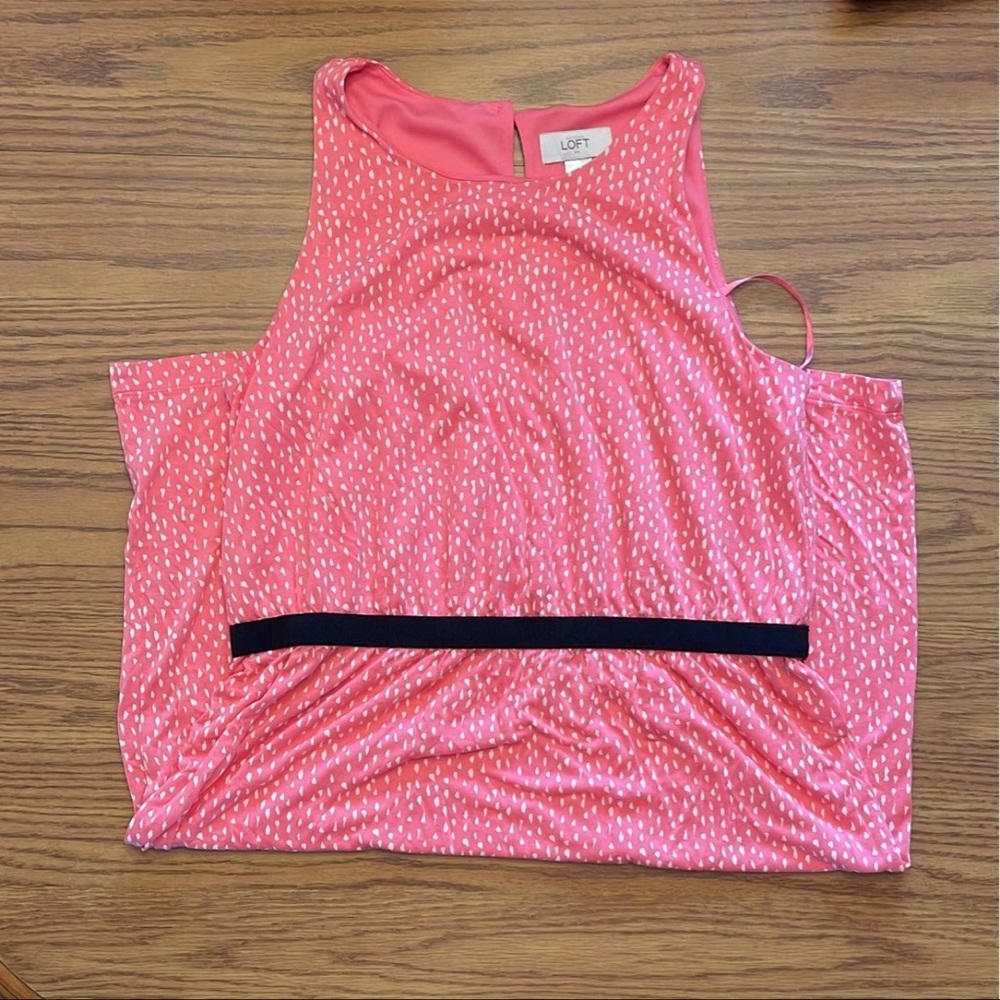 LOFT Pink Sleeveless Women's dress medium